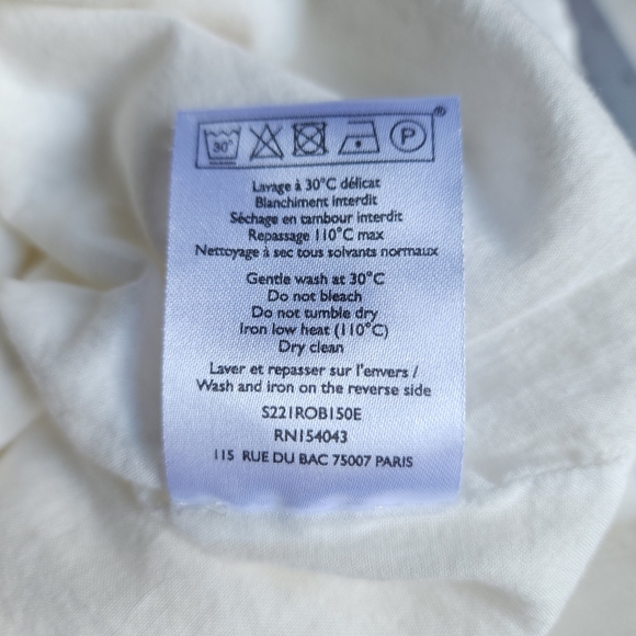 Sezane Chacha Embroidered Eyelet Lace Ruffle Mini Dress In Ecru - Picture 10 of 13